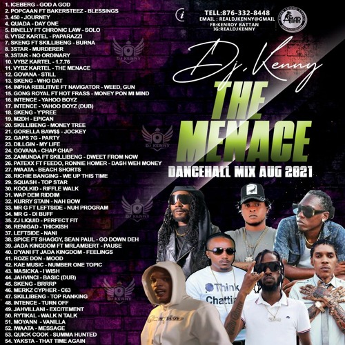 dj kenny the menace danehall mix august 2021